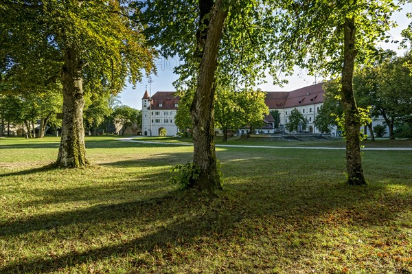 Inner courtyard with castle of the Renaissance fortress Wuelzburg