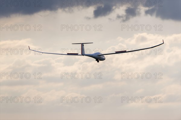 Glider about to land