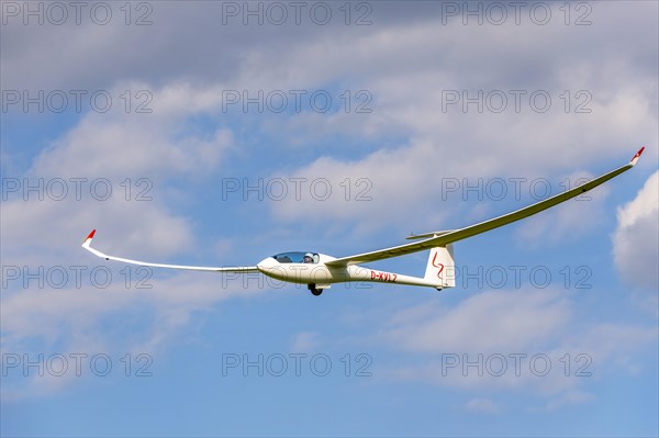 Glider about to land