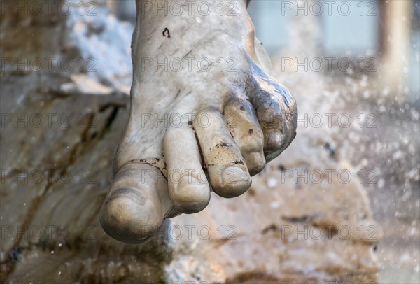 Close-up of sculpture