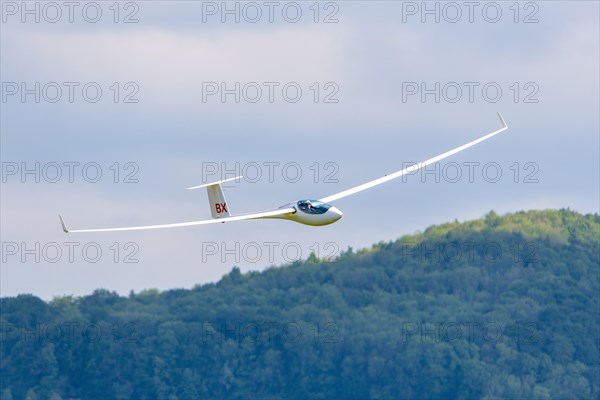 Glider about to land