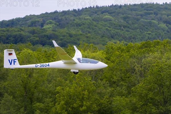 Glider about to land