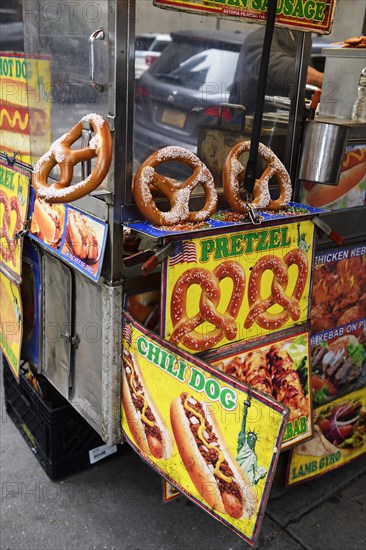 Pretzel snack at Times Square