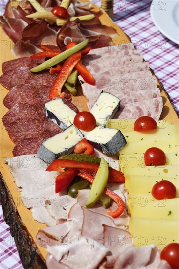 Snack plate at the Salvenalm