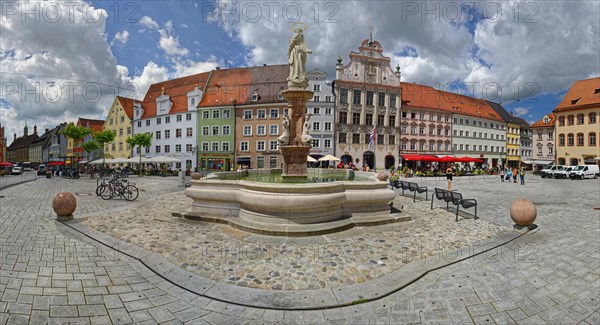 Main square of Landsberg