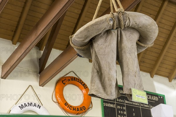 Lifebuoys and life belt with trousers