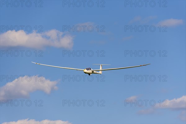 Glider about to land