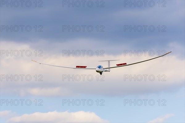 Glider about to land