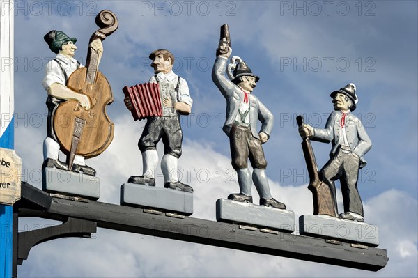 Guild sign on the maypole