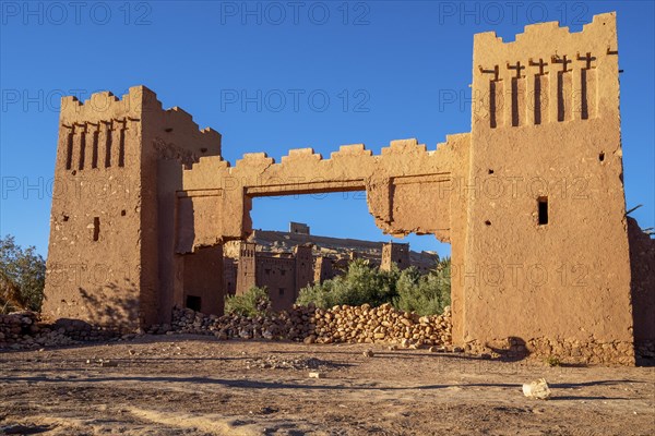 Gate to clay town Ait Ben Haddou