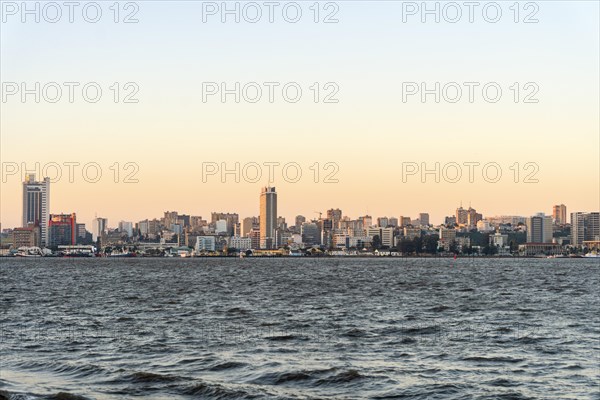 Maputo downtown cityscape