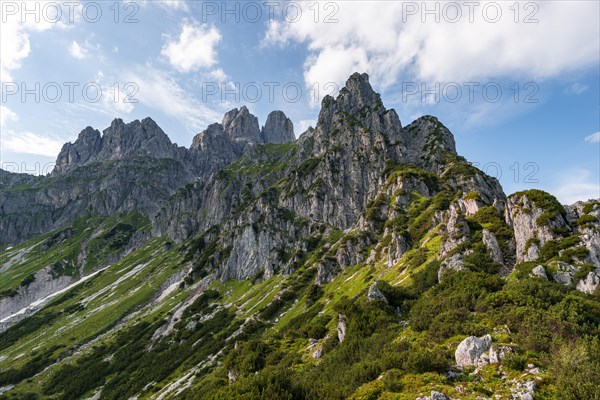 Rugged peaks