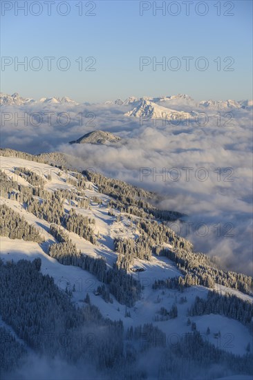 View from the Hohe Salve with Kitzbuehler Horn