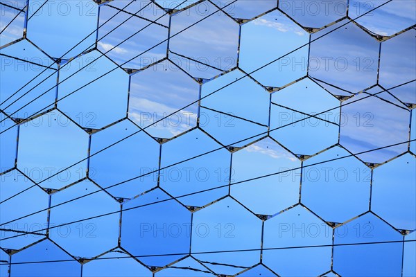 Detail of a mirror from the observatory at Roque de Los Muchachos