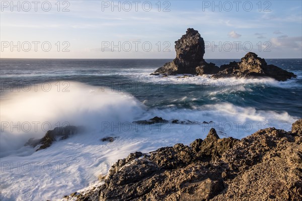 Rocky island Roque de Santo Domingo