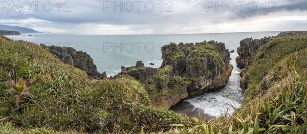 Bay with sandstone rocks