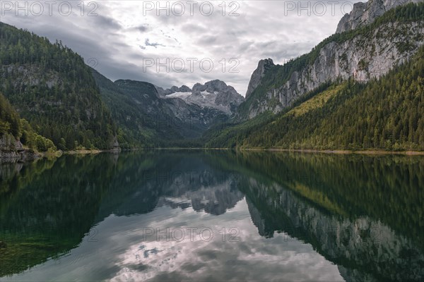 Vorderer Gosausee and Dachstein massif