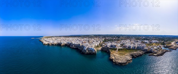 Aerial view of Polignano a Mare