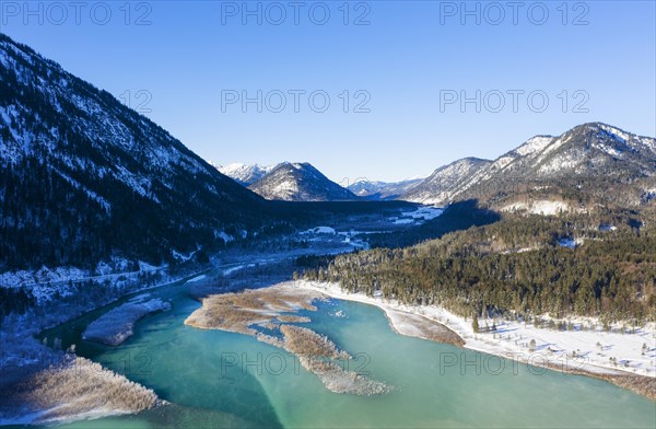 Isar at Sylvensteinsee