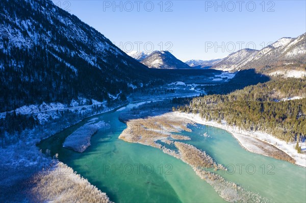 Isar at Sylvensteinsee