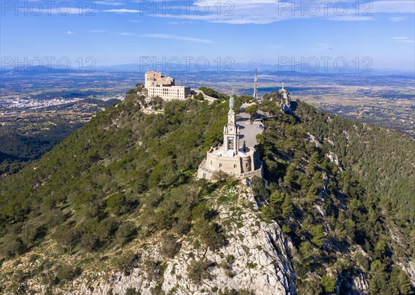 Monastery Santuari de Sant Salvador and Christ the King statue