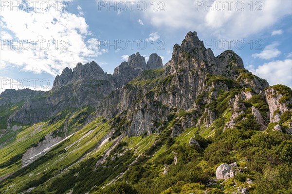 Rugged peaks