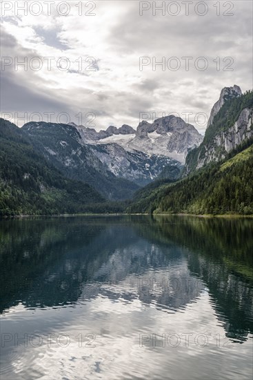 Vorderer Gosausee and Dachstein massif