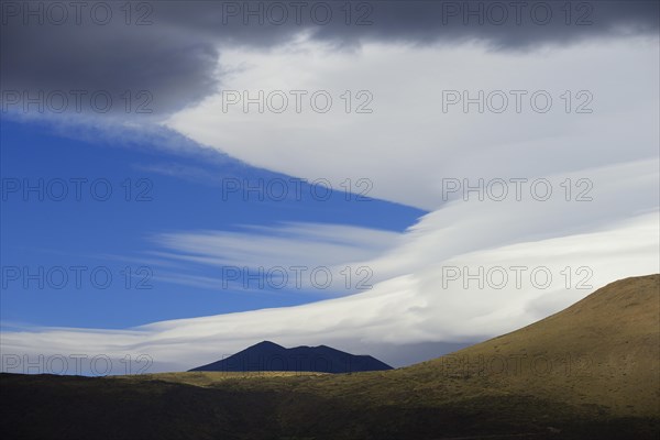 Landscape with dramatic clouds