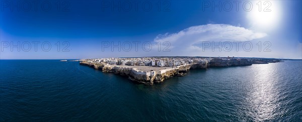 Aerial view of Polignano a Mare