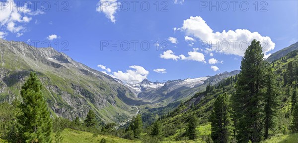 View of the Obersulzbach valley with the great violinist in the HG