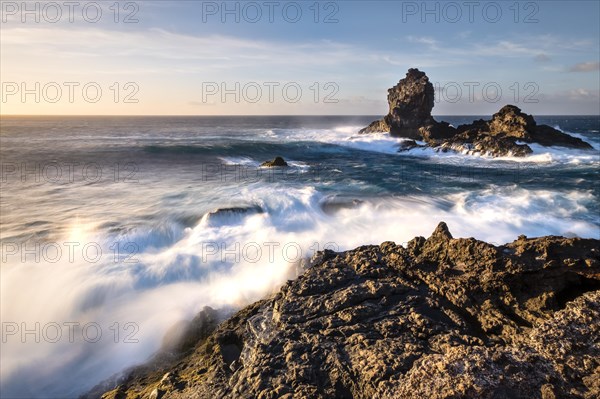 Rocky island Roque de Santo Domingo