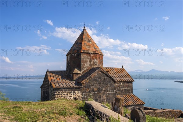 Armenian Orthodox Church Sevanavank above Lake Sevan