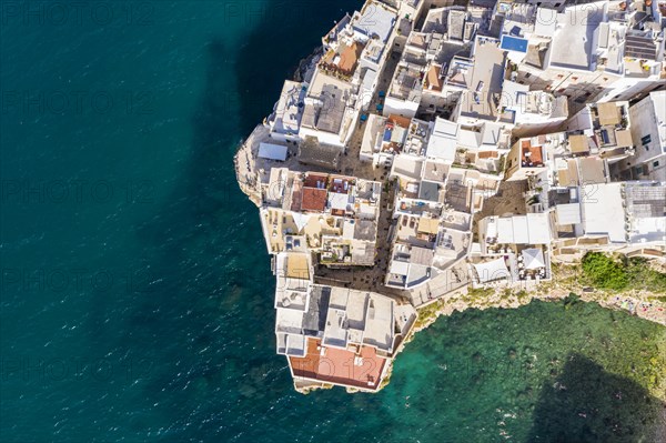 Aerial view of Polignano a Mare