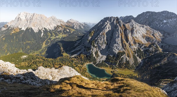 View of Seebensee from Ehrwalder Sonnenspitze