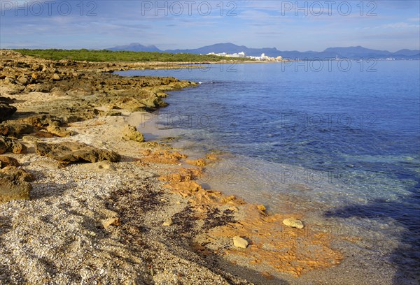 Rocky coast near Can Picafort