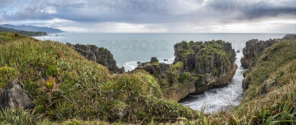 Bay with sandstone rocks