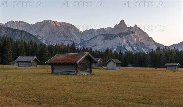 Meadow with Heustadln