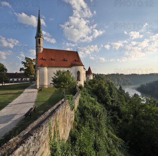 Chapel from the Middle Ages above the Salzach Valley