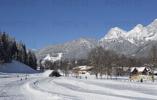 Cross-country ski run