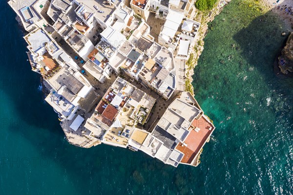 Aerial view of Polignano a Mare