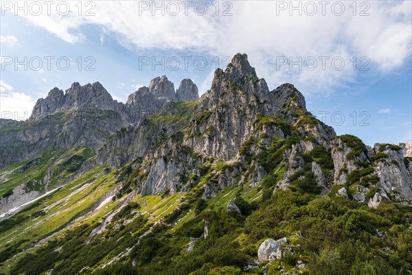 Rugged peaks