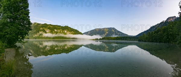Morning fog at Lake Offensee