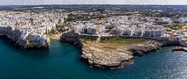 Aerial view of Polignano a Mare