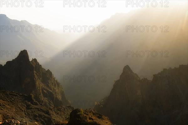 View of the Caldera de Taburiente