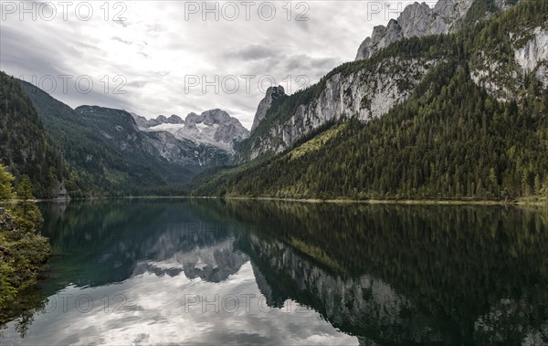 Vorderer Gosausee and Dachstein massif