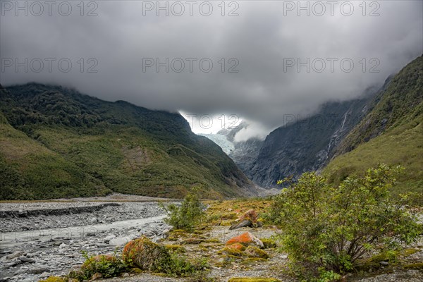 Glacier river Waiho River