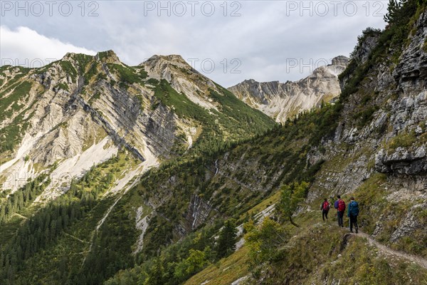 Krapfenkarspitz and hiking trail to Soiernhaus