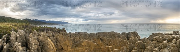 Coastal landscape of sandstone rocks