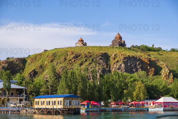 Armenian Orthodox Church Sevanavank above Lake Sevan