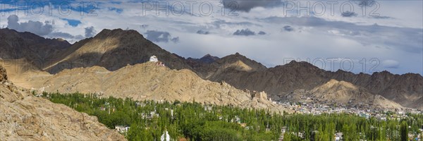 Namgyal Tsemo Gompa Monastery on Tsenmo Hill